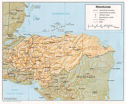 Honduras map 2