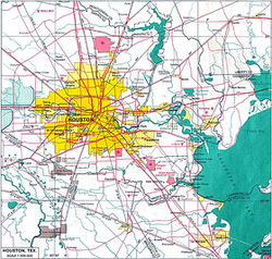 Mapa de Houston  1