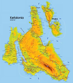 Ithaka Island map 1