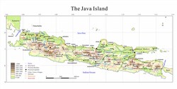 Karte von Java Insel 1