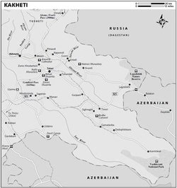 Карта Кахети 1