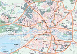 Карта Калининграда 1