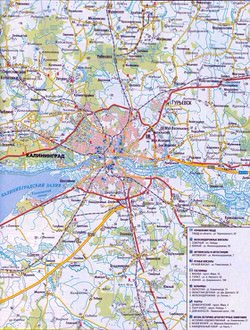 Карта Калининграда 2