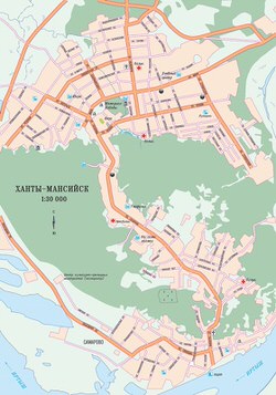 Khanty-Mansiysk map 1