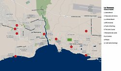 La Romana map 1