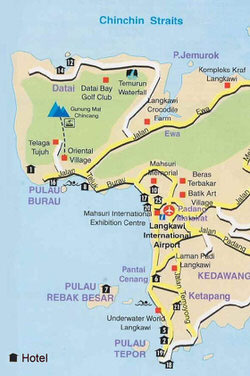 Карта Лангкави 3