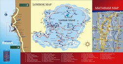 Lombok Island map 2