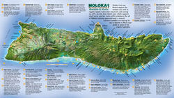 Karte von Molokai 1