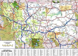 Карта Монтаны 4