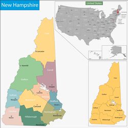 Карта Нью-Хэмпшира 1