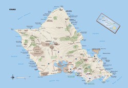 Oahu Island map 2