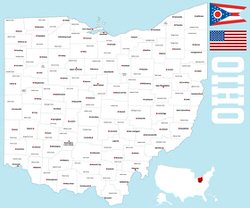 Карта Огайо 2