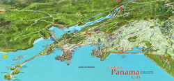 Panama City map 3