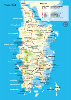 Mapa de Phuket  6