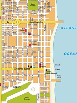 Playa del Carmen map 3