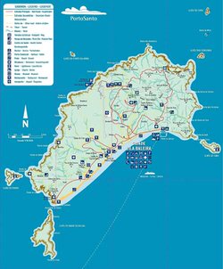 Карта острова Порту-Санту 1