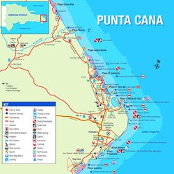 Punta Cana map 1