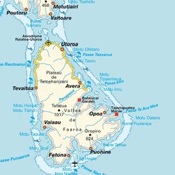 Карта Раиатеа 1