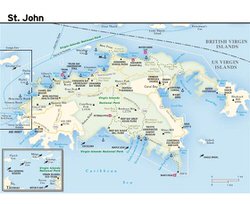 Карта острова Сент-Джон 3