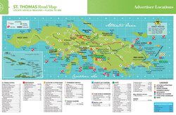 Карта острова Сент-Томас 1