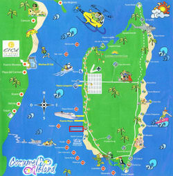 Cozumel map 1