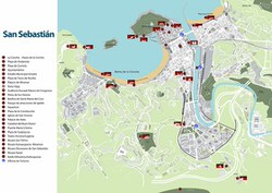 Mapa de San Sebastián  1