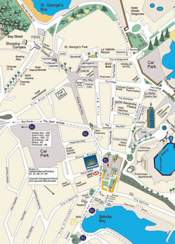 Karte von St Julians 1