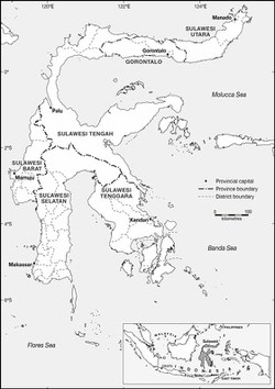 Sulawesi Island map 4