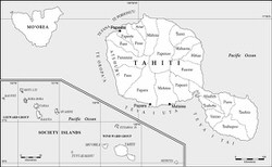 Карта Таити 4