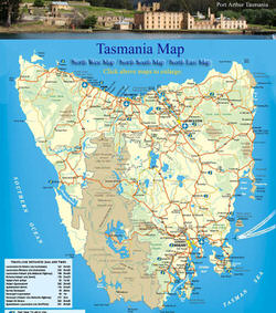 Tasmania map 1