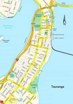 Карта Тауранга 1