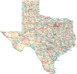 Texas map 1