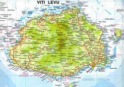 Viti Levu Island map 1