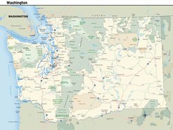 Карта Вашингтона 1