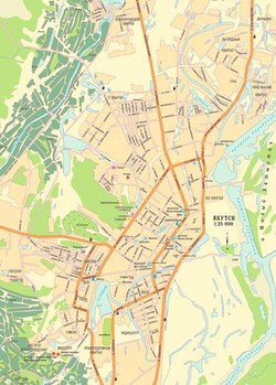 Yakutsk map 1