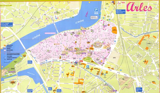 Large Arles Maps for Free Download and Print  HighResolution and