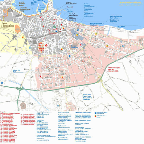 Large Bari Maps for Free Download and Print | High-Resolution and