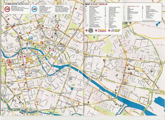 Large map of Berlin 1