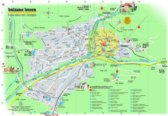 Large map of Bolzano 1