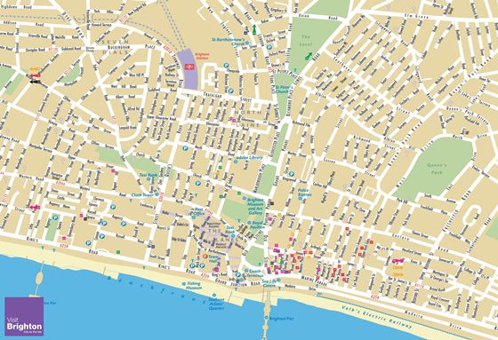 Large map of Brighton 1