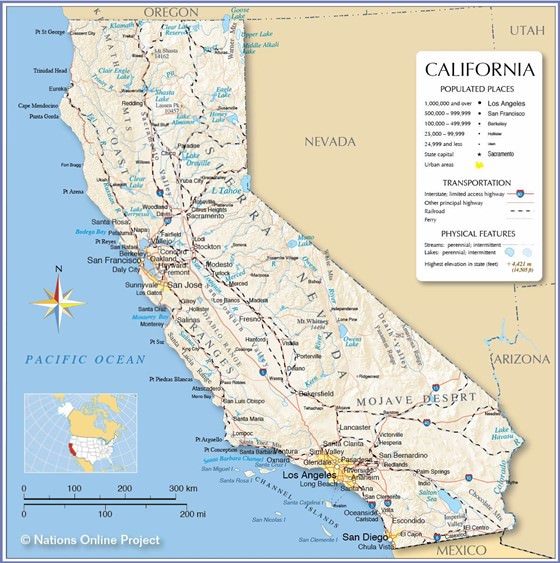 California State Map 3 