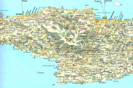 Gran mapa de Creta 3