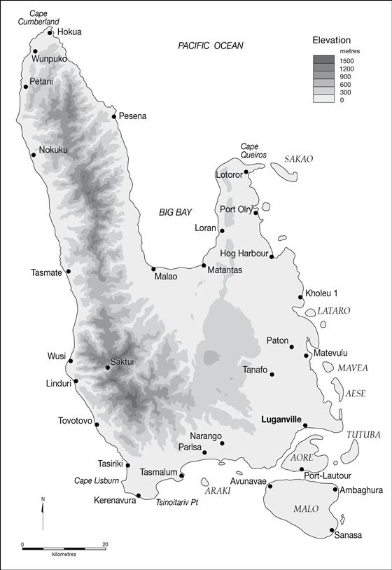 Подробная карта Эспириту-Санту 2