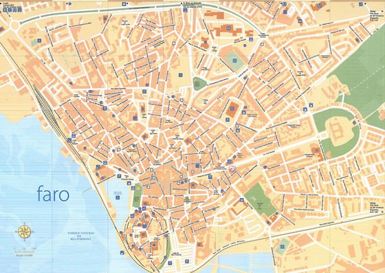 Große Karte von Faro 1