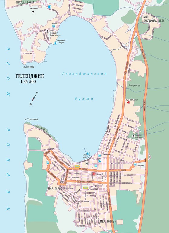 Gran mapa de Gelendzhik 3
