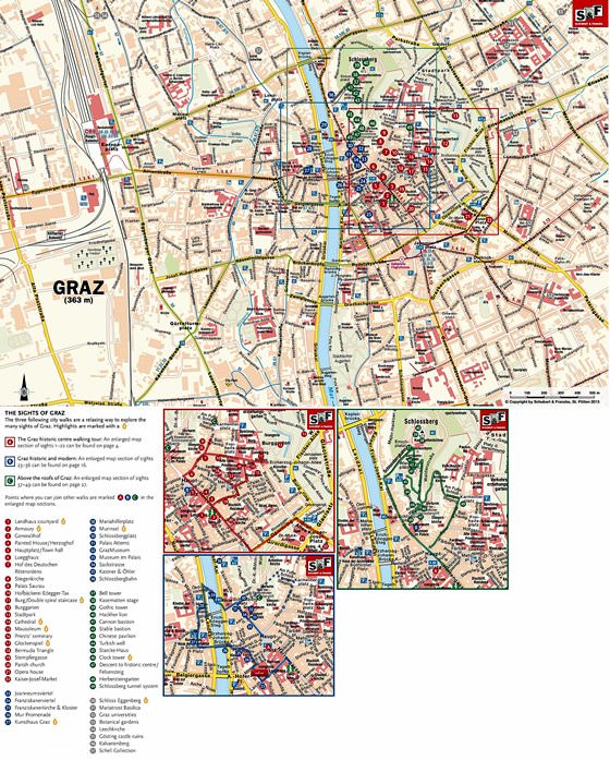 Large map of Graz 1