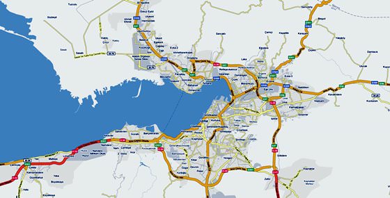 Detailed map of Izmir 2