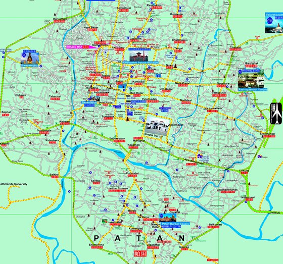 kathmandu tourist map pdf