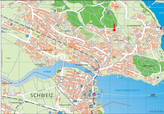 Große Karte von Konstanz 1