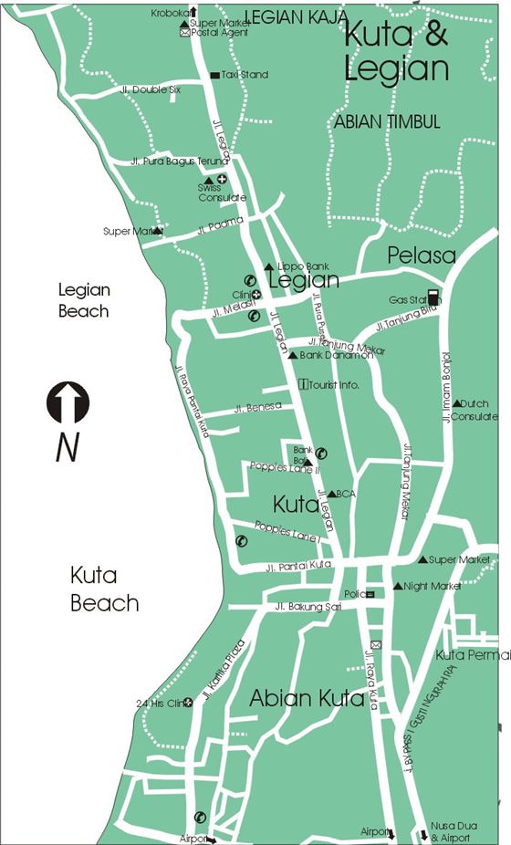 Large map of Kuta 3